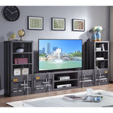 Cargo Gunmetal Finish Tv Stand