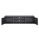 Cargo Gunmetal Finish Tv Stand