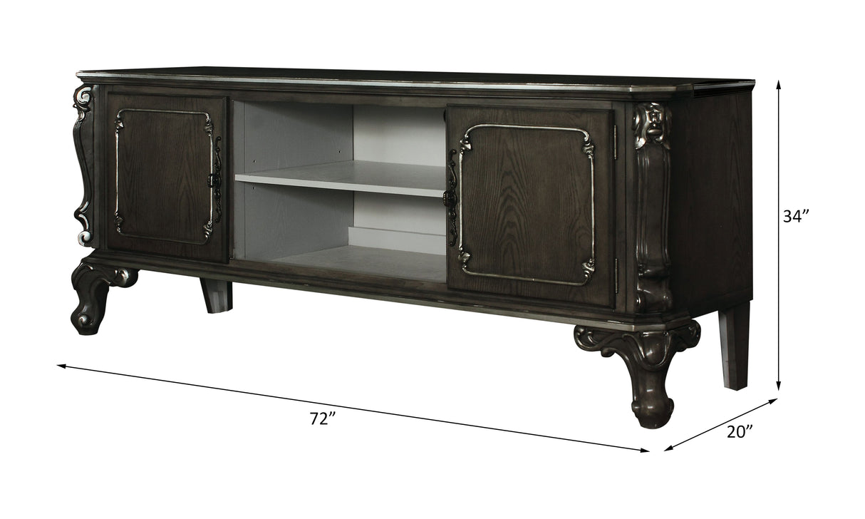 House Charcoal Finish Delphine Tv Stand