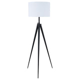 Harrington Tripod Legs Floor Lamp White And Black