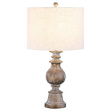 Brie Drum Shade Table Lamp Oatmeal And Antique Gold