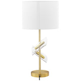 Kingsley 30-inch Drum Shade Table Lamp Gold (Set of 2)