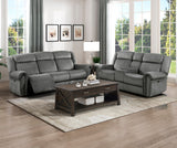 Brennen Charcoal Double Reclining Sofa