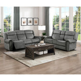 Brennen Charcoal Power Double Reclining Sofa