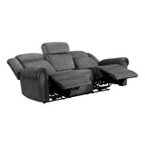 Brennen Charcoal Power Double Reclining Sofa