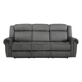 Brennen Charcoal Power Double Reclining Sofa