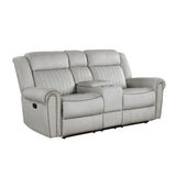 Brennen Double Reclining Love Seat With Center Console