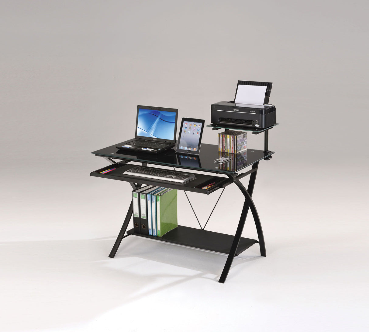 Erma Black Finish Desk