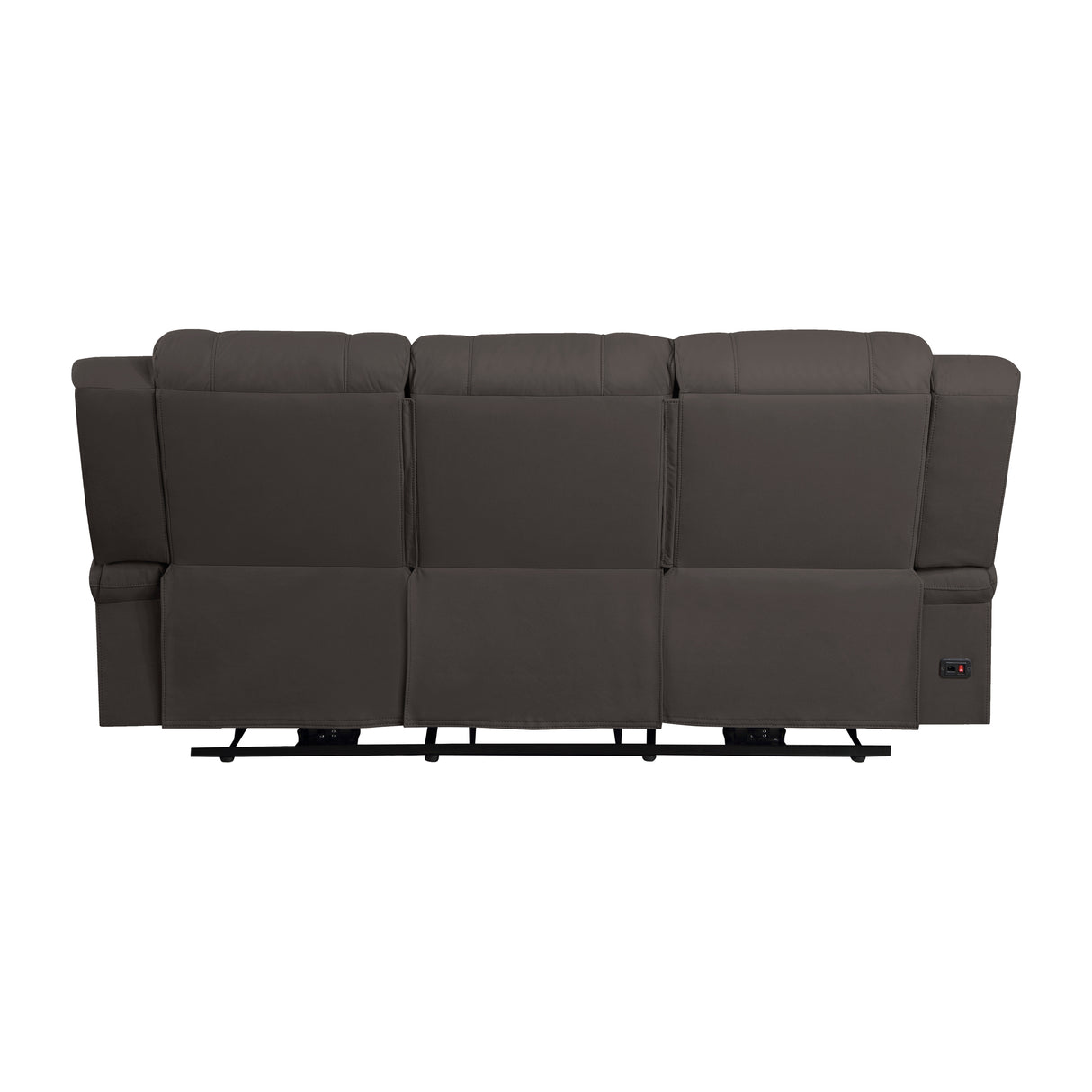 Camryn Chocolate Power Double Reclining Sofa