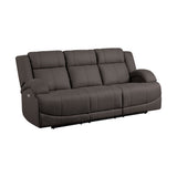 Camryn Chocolate Power Double Reclining Sofa