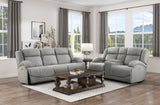 Camryn Gray Power Double Reclining Sofa