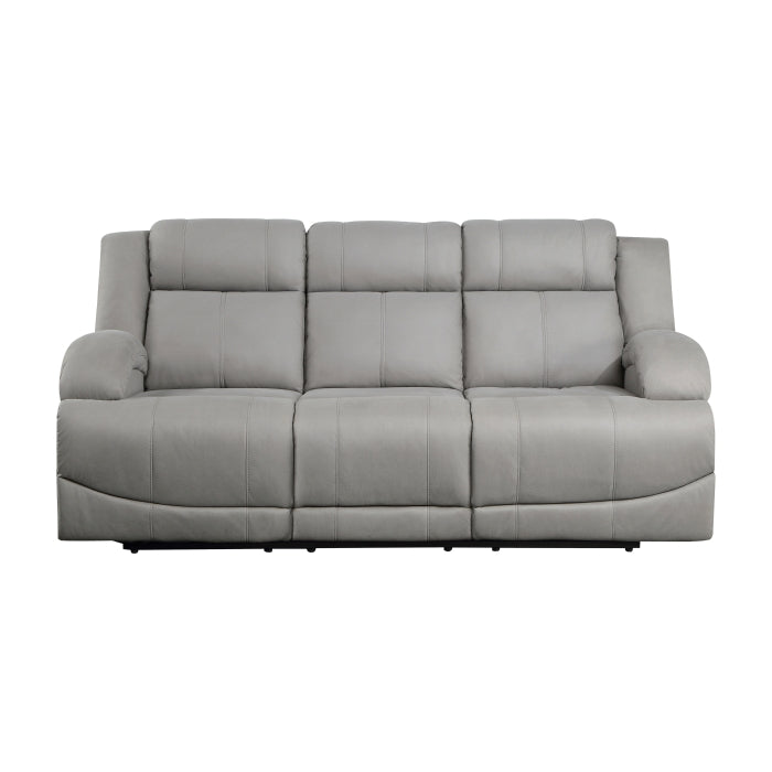 Camryn Gray Power Double Reclining Sofa