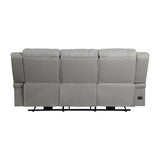 Camryn Gray Power Double Reclining Sofa