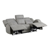 Camryn Gray Power Double Reclining Sofa