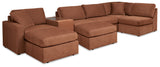 Modmax 6-Piece Sectional and 2 Ottomans