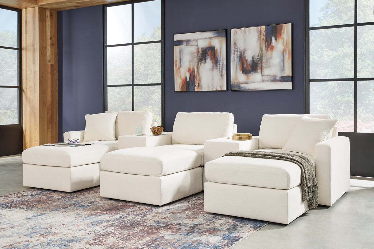 Modmax 5-Piece Sectional and 3 Ottomans