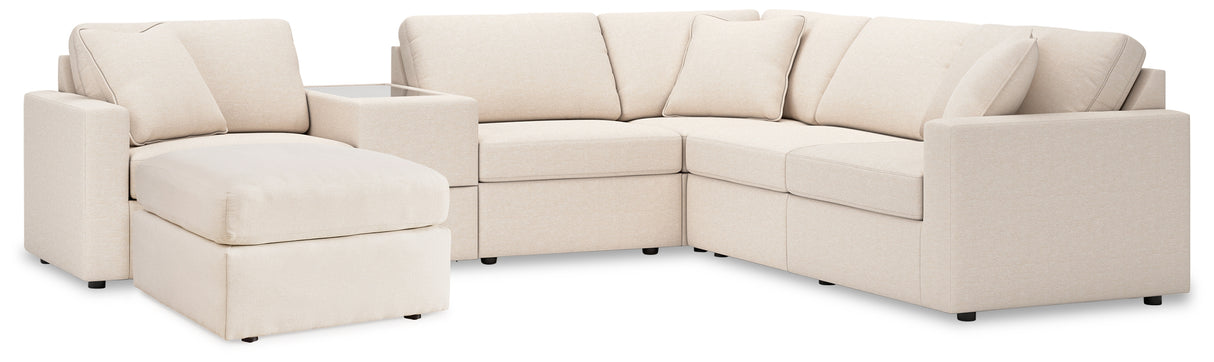 Modmax 6-Piece Sectional and Ottoman