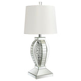 Klein Mirror 31-Inch Empire Ed Acrylic Table Lamp Silver