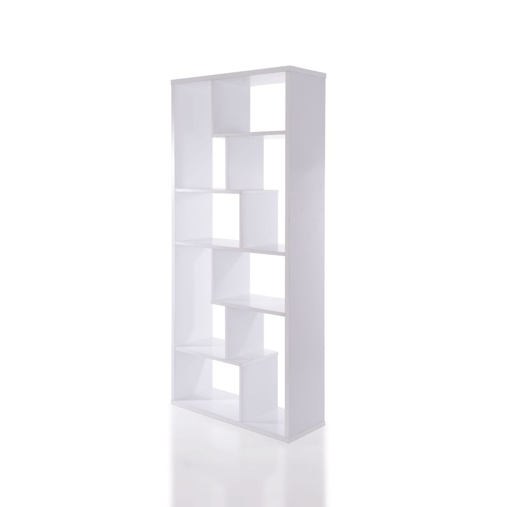 Mileta White Finish Ii Bookshelf