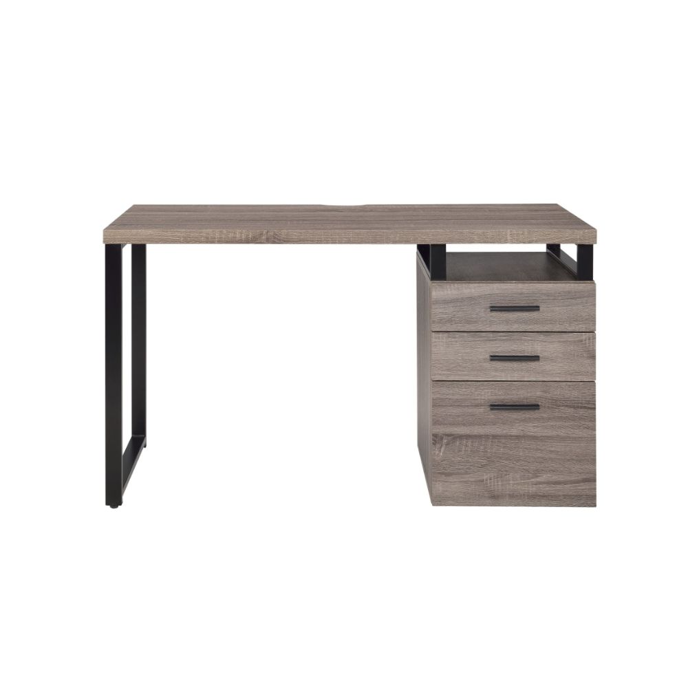 Coy Gray Oak Finish Desk