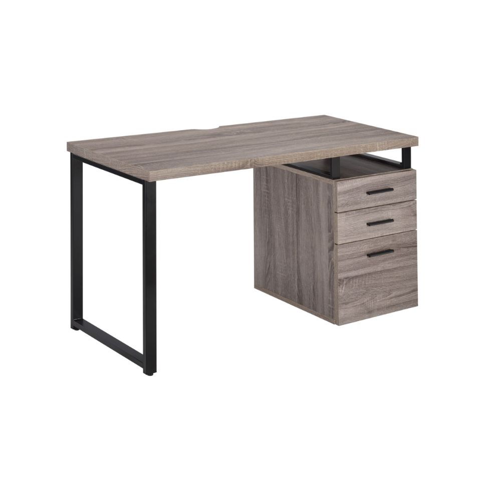 Coy Gray Oak Finish Desk