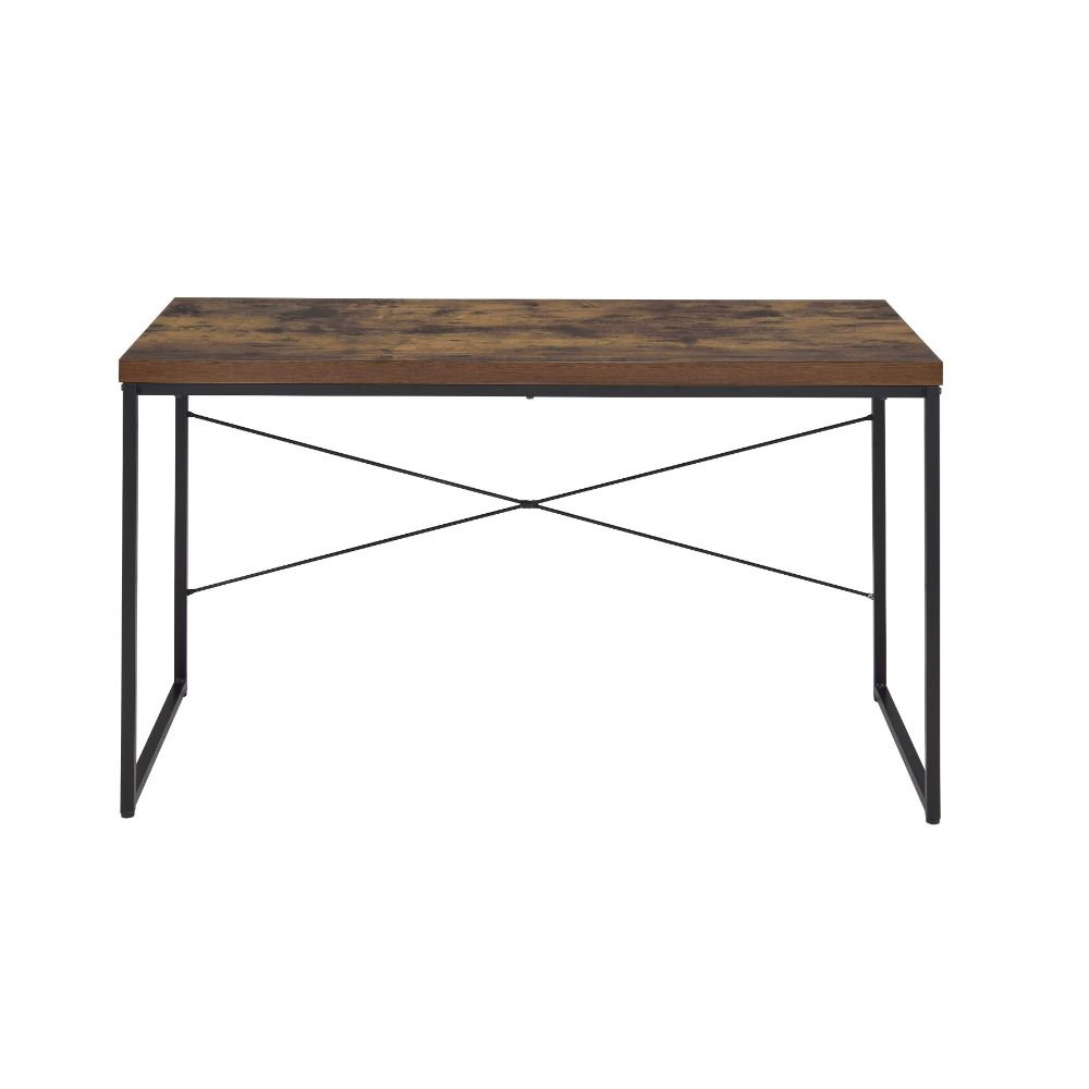 Bob Weathered Oak & Black Finish Desk