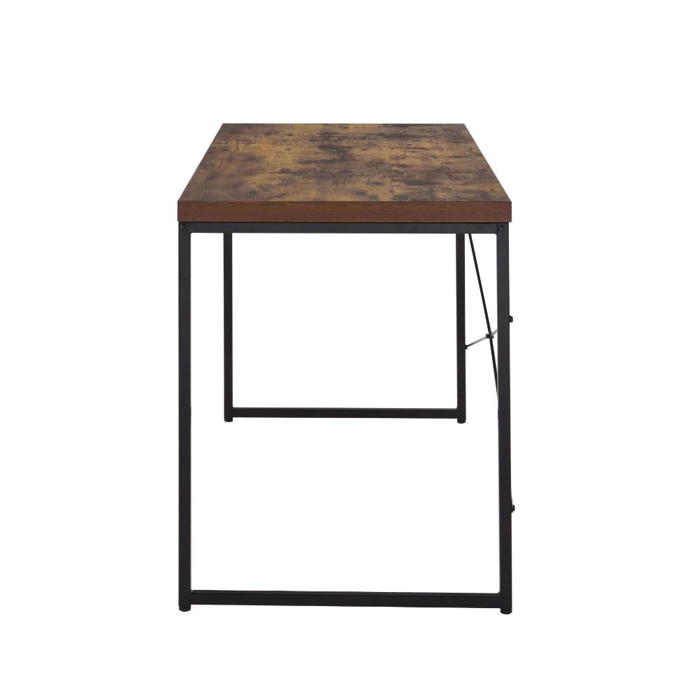 Bob Weathered Oak & Black Finish Desk