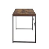 Bob Weathered Oak & Black Finish Desk