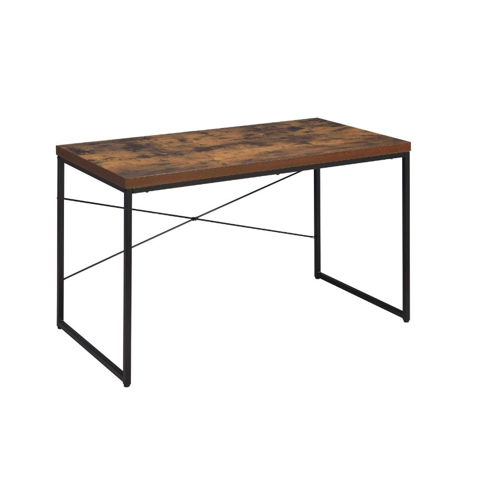 Bob Weathered Oak & Black Finish Desk