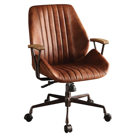 Hamilton Cocoa Top Grain Leather Executive Office Chair