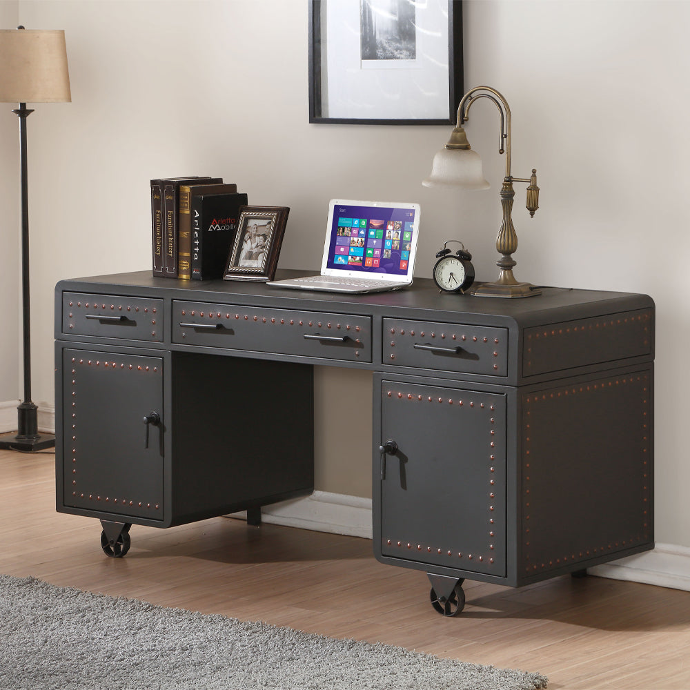 Actaki Sandy Gray Finish Desk