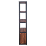 Sara Walnut & Sandy Black Finish Bookshelf