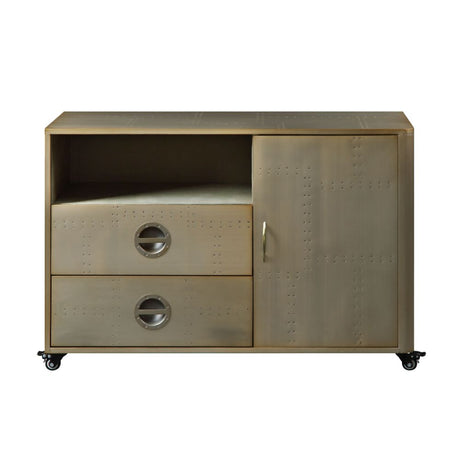 Jennavieve Gold Aluminum Cabinet