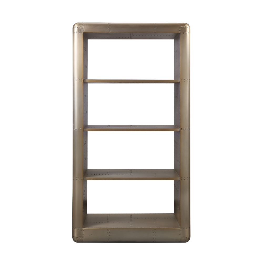 Jennavieve Gold Aluminum Bookshelf