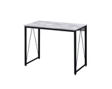 Zaidin Antique White & Black Finish Writing Desk