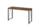 Zaidin Weathered Oak & Black Finish Writing Desk