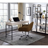 Wendral Natural & Black Finish Desk