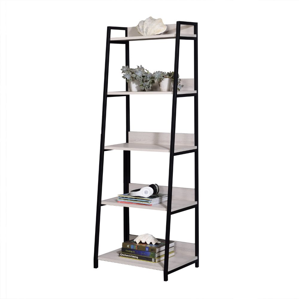 Wendral Natural & Black Finish Bookshelf