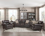 Milford Exposed Wood Feet With Espresso Sofa