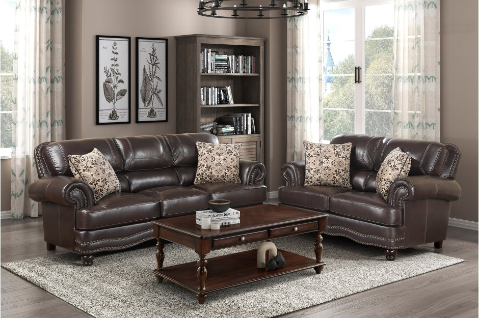 Milford Brown Living Room Set