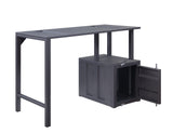 Cargo Gunmetal Finish Writing Desk