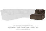 Top Tier Right-Arm Facing Press Back Chaise