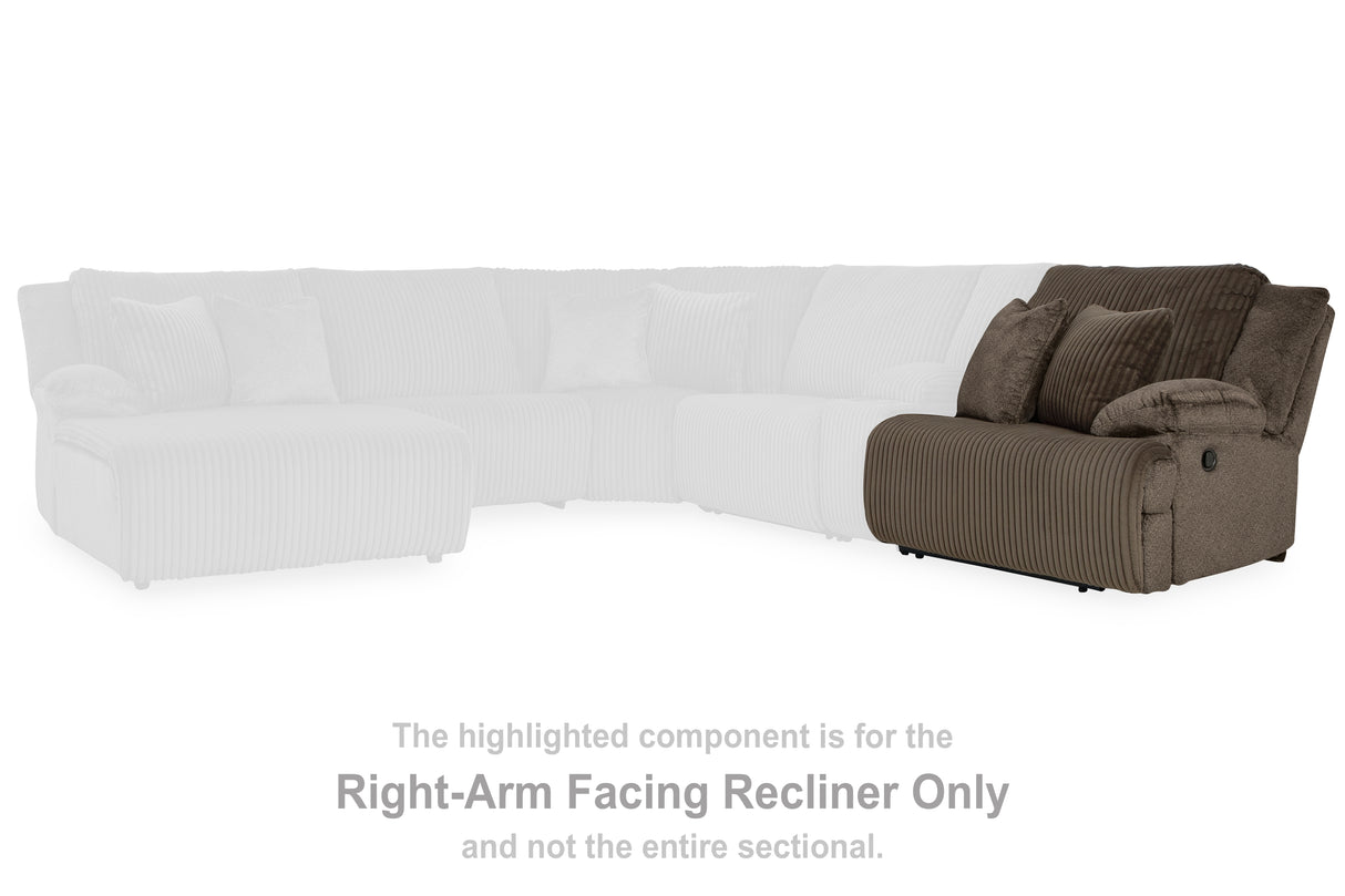 Top Tier Right-Arm Facing Recliner