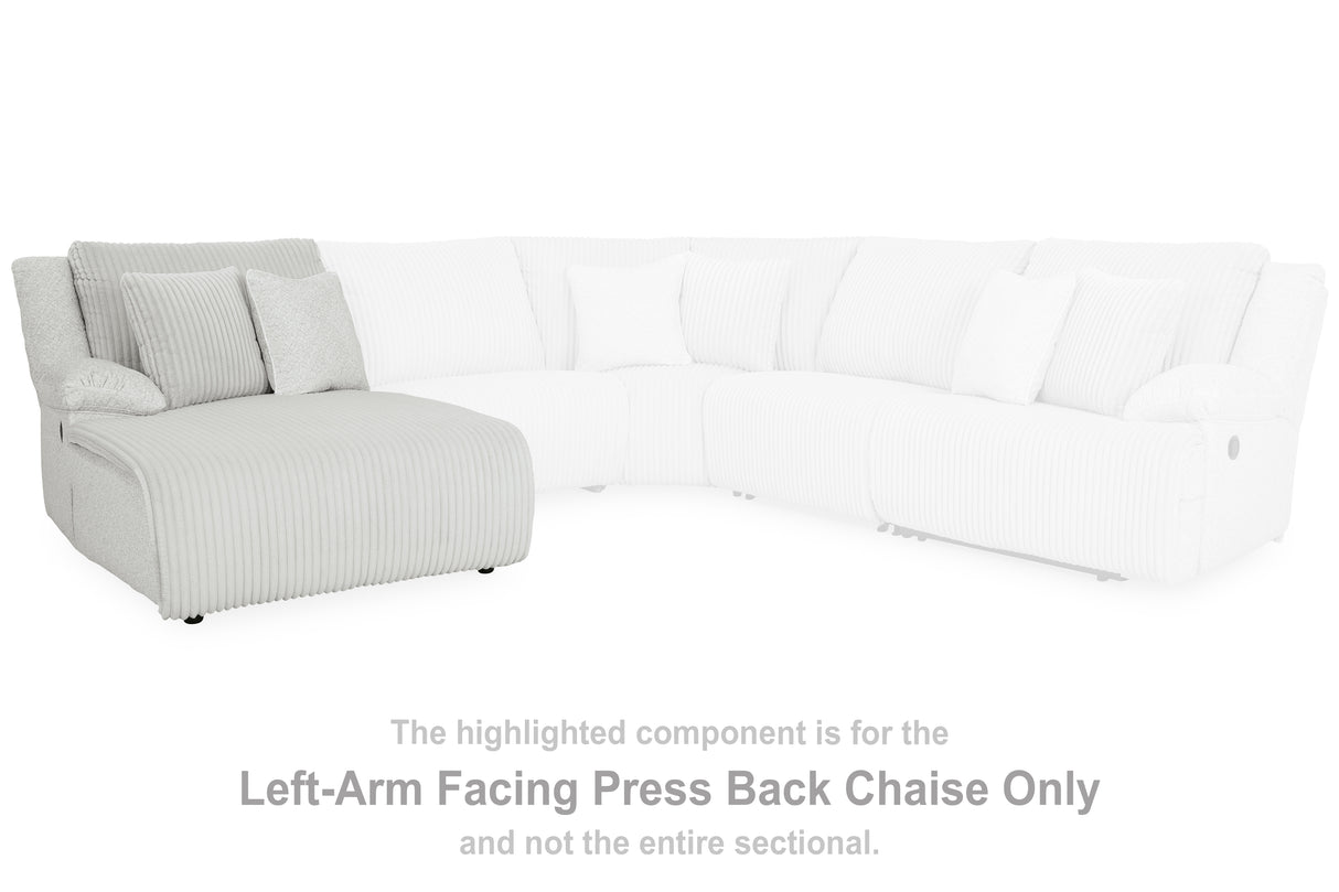 Top Tier Left-Arm Facing Press Back Chaise