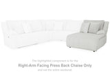 Top Tier Right-Arm Facing Press Back Chaise