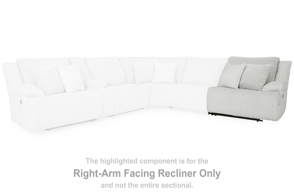 Top Tier Right-Arm Facing Recliner