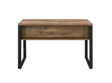 Aflo Weathered Oak & Black Finish Writing Desk