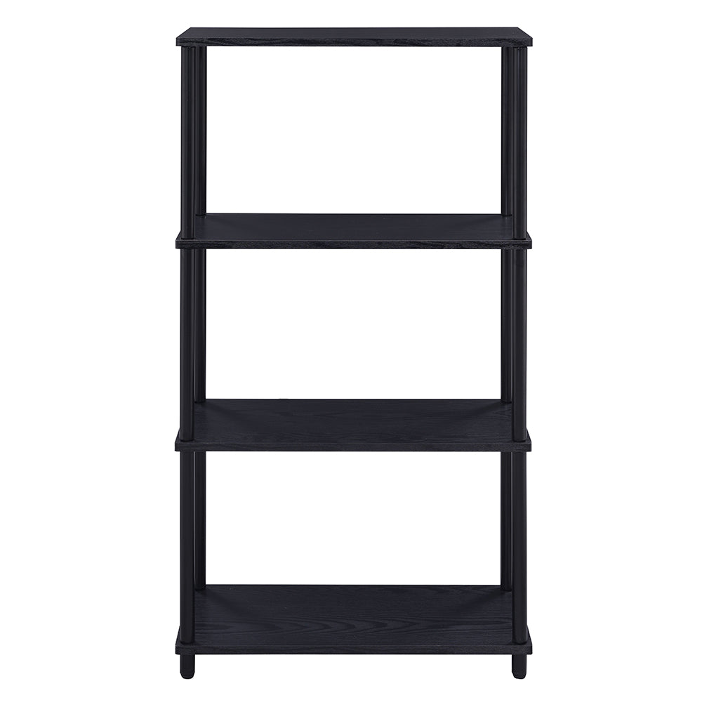 Nypho Black Finish Bookshelf