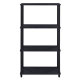 Nypho Black Finish Bookshelf