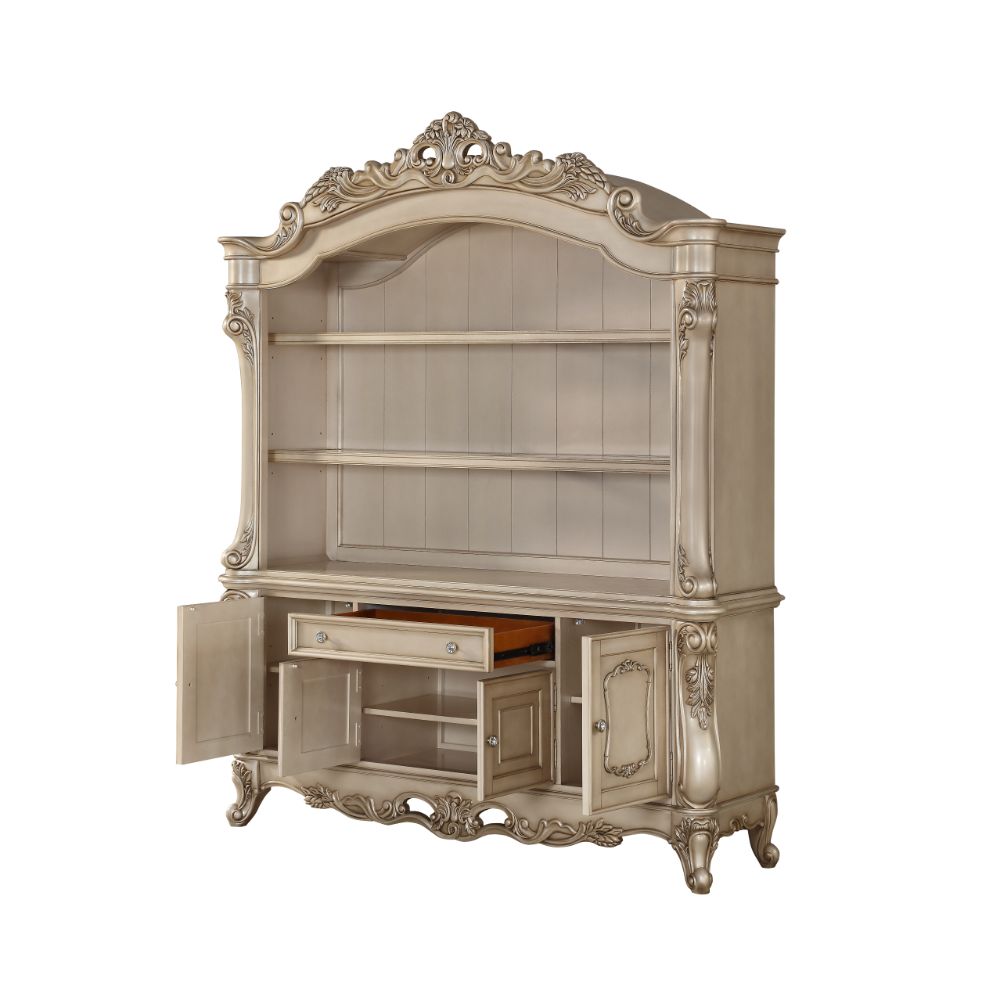 Gorsedd Golden Ivory Finish Bookshelf